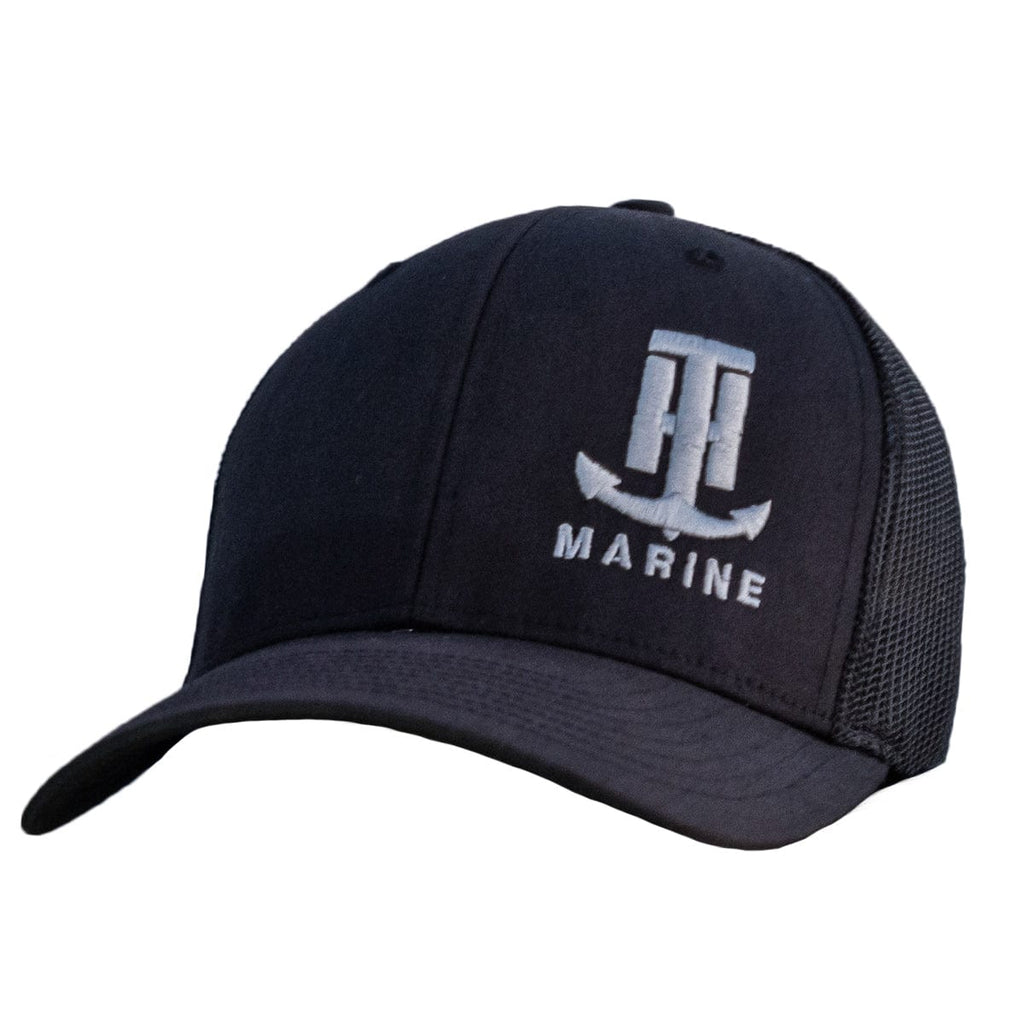 T-H Marine Silver Side Logo Snapback Hat