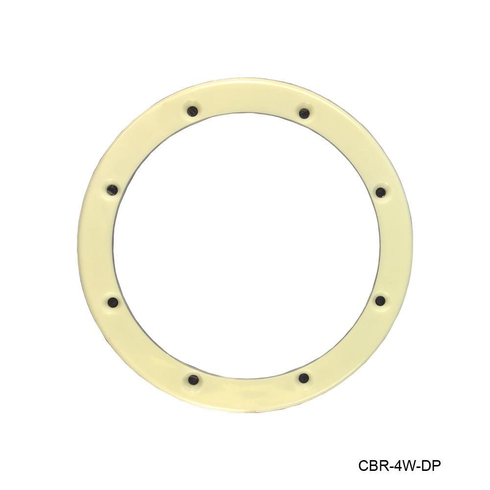 TH Marine Gear 4.5" Reinforced Cable Boot Ring- White (CBR-4W-DP) Reinforcing Rings for Cable Boots