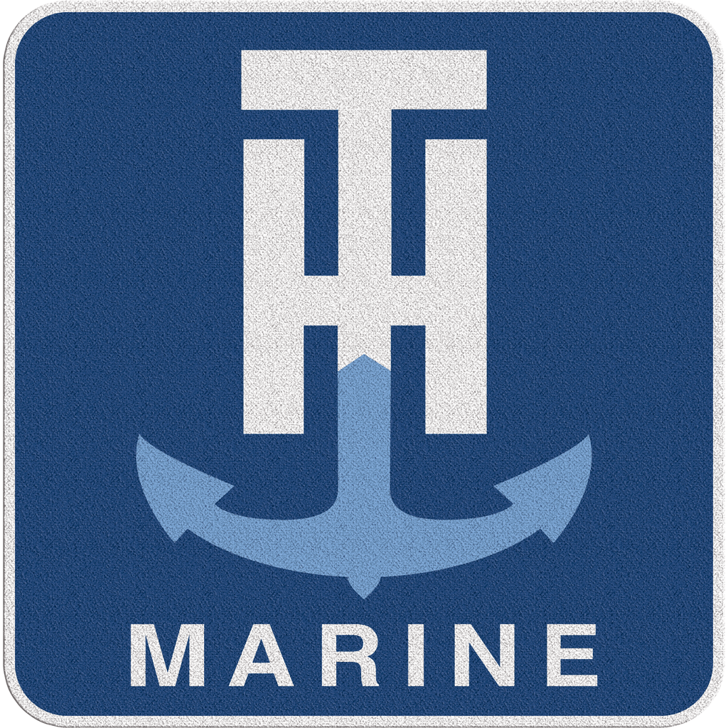 TH Marine Gear 8" T-H Marine Logo Carpet Decal