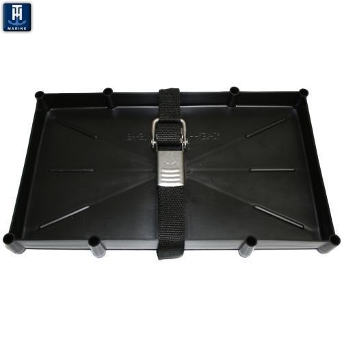 TH Marine Gear Battery Holder Tray with Stainless Buckle