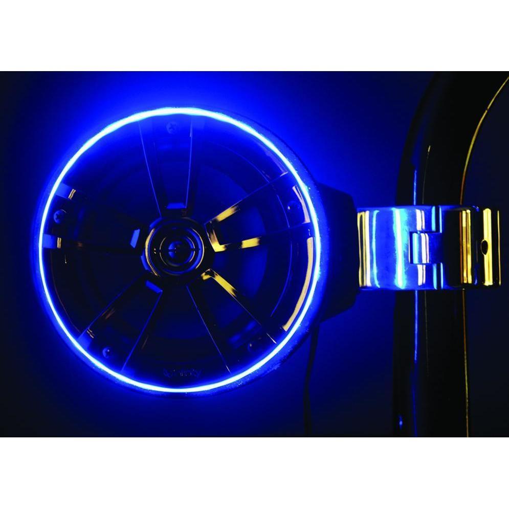 TH Marine Gear Blue 6 1/2" Diameter Speaker LED Accent Ring