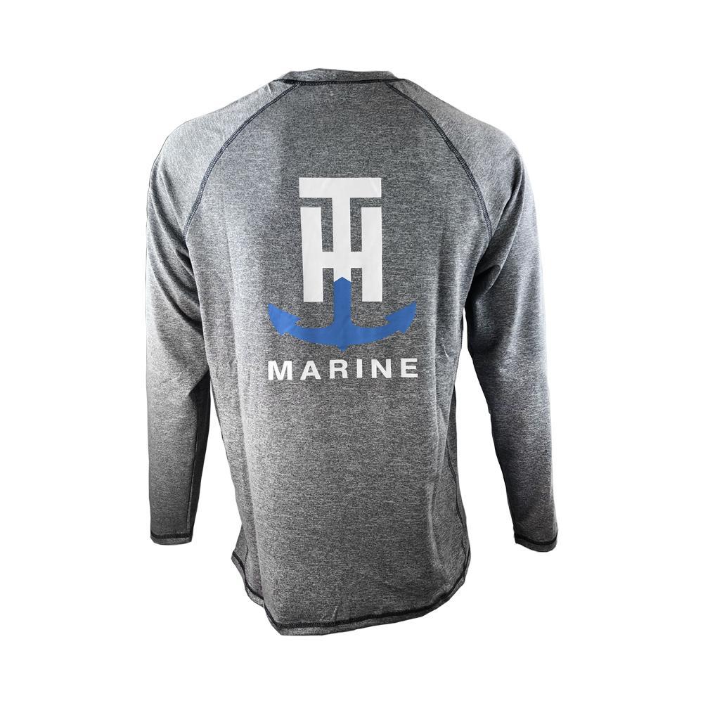 T-H Marine Supplies FISH DRY Long Sleeve Performance Tee Charcoal
