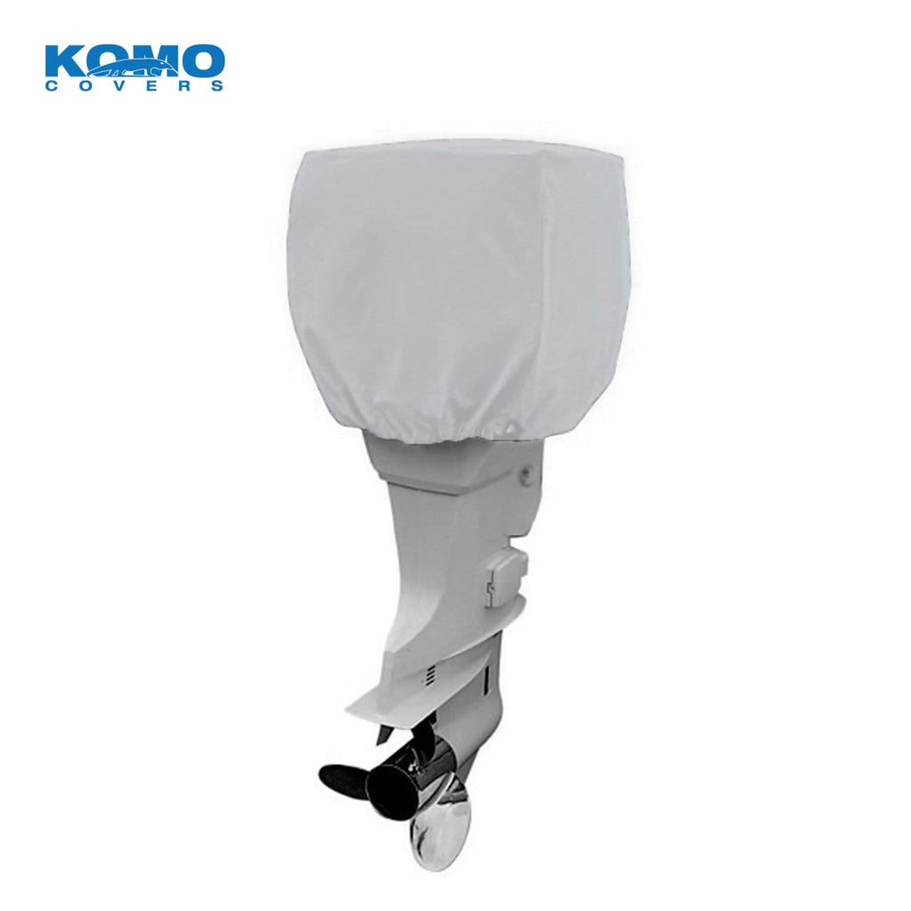 Komo Covers O/B Motor Covers Up To 100HP / Grey Outboard Motor Cover, Super-Duty (600D)