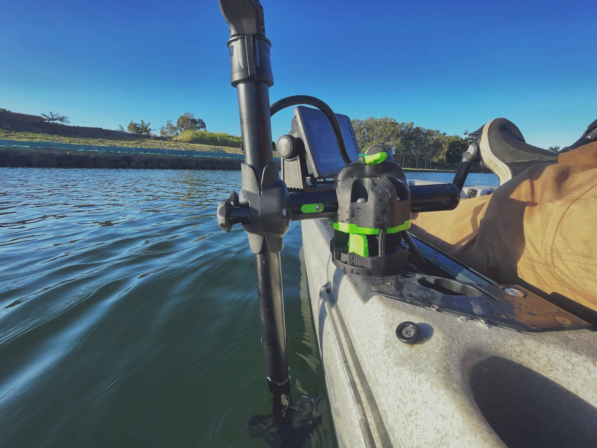 boat mounted fishing reels RH5710 Rod Holder grade polymer for long JY Fishing - Two-Speed Deep