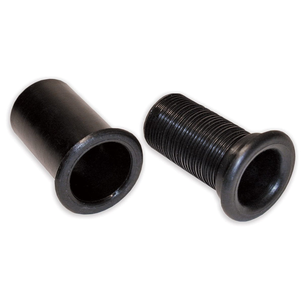 T-H Marine 1" OD/ 1 7/8" to 3 1/8" Transoms - Black (SWD-1-DP) Splash Well Drain Tubes