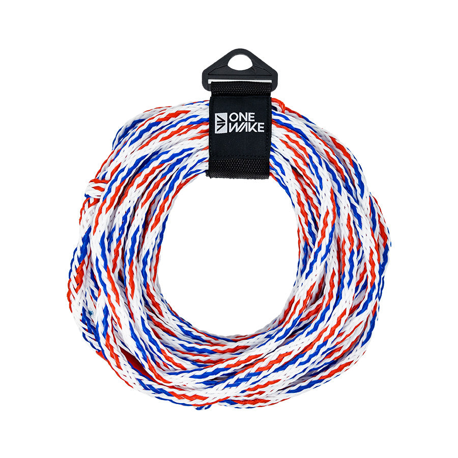 One Way Rope OneWake Basic 2 person Tube Rope - White, Red, and Blue – T-H Marine ...