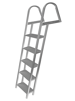 JIF Marine 5-Step Aluminum Dock Ladder