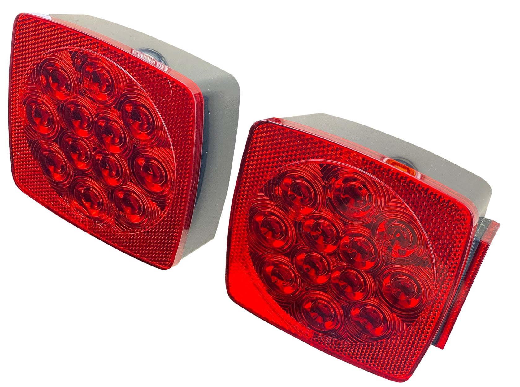 LED Slimline Low Profile Square Trailer Light Set - T-H Marine Supplies