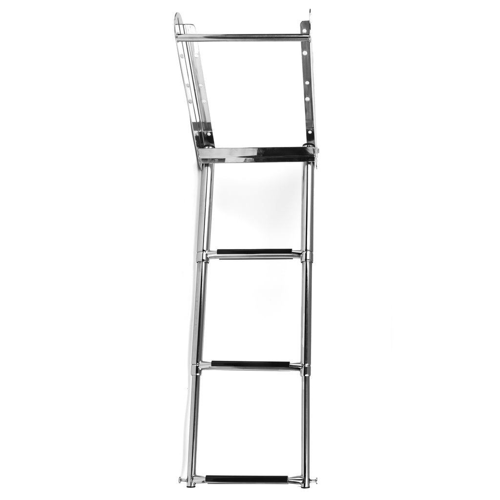 JIF Marine 3-Step Stainless Rear Ladder, 4-Hole Mount – T-H Marine Supplies