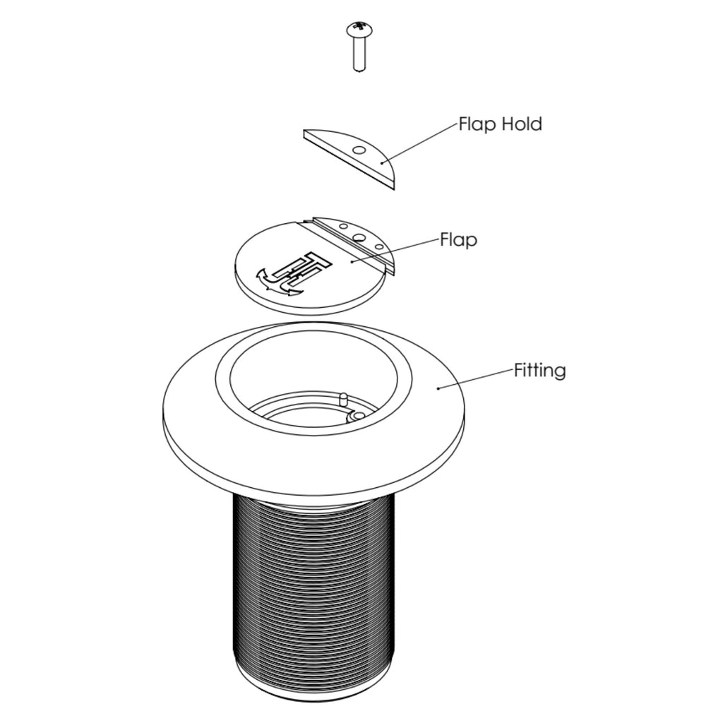 Recessed Flapper Scupper Drains | T-H Marine Supplies