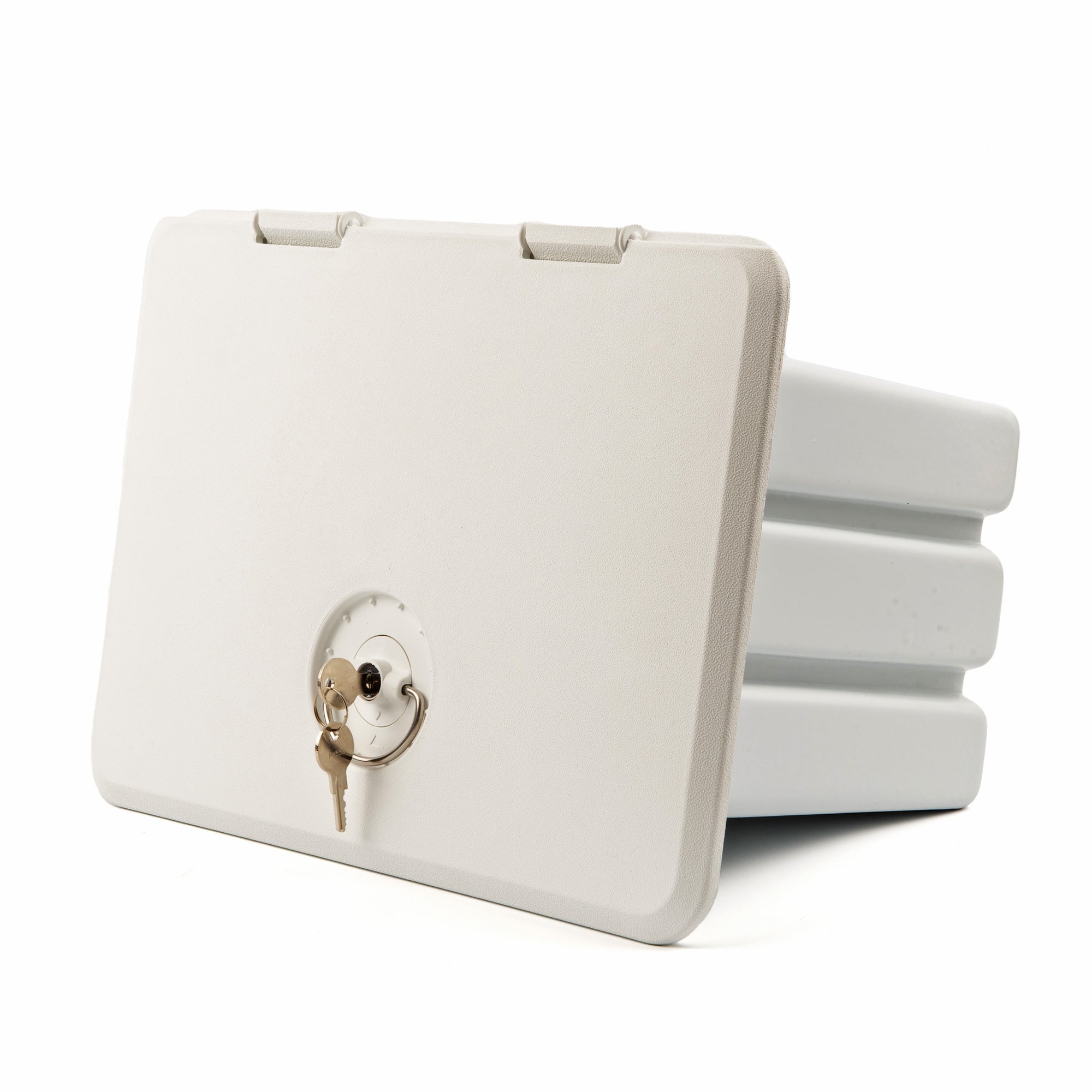 Sure-Seal Tackle Tray Box 11” x 15” Hatch and Trays White