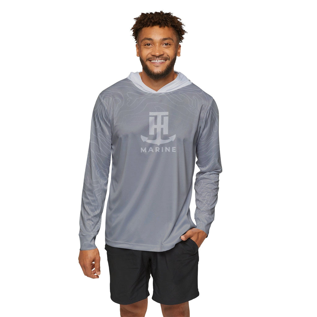 Printify All Over Prints S Gray T-H Terrain - Performance Hoodie