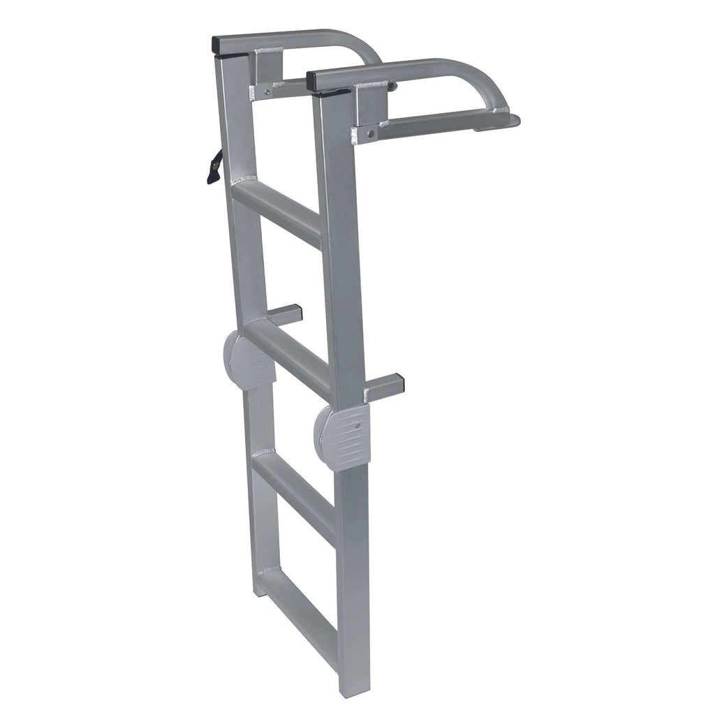 JIF Marine Aluminum Folding Pontoon Ladder
