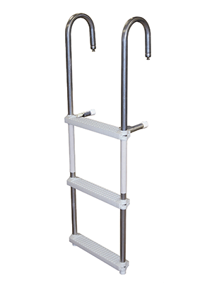 JIF Marine Aluminum Pontoon Swim Ladder
