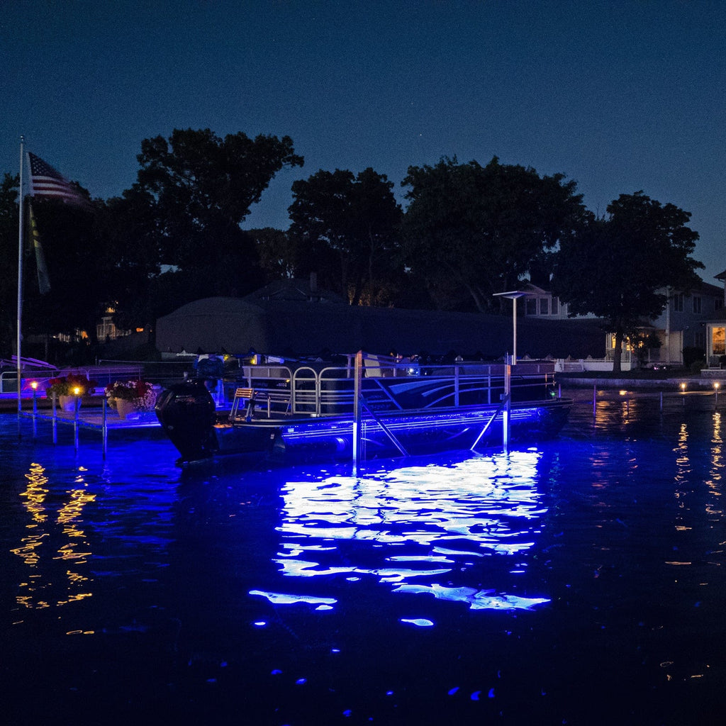 Blue LED Strip Light for Boat, IP68 Marine