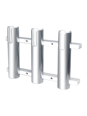 JIF Marine Brushed Aluminum Fishing Rod Holder Mounts