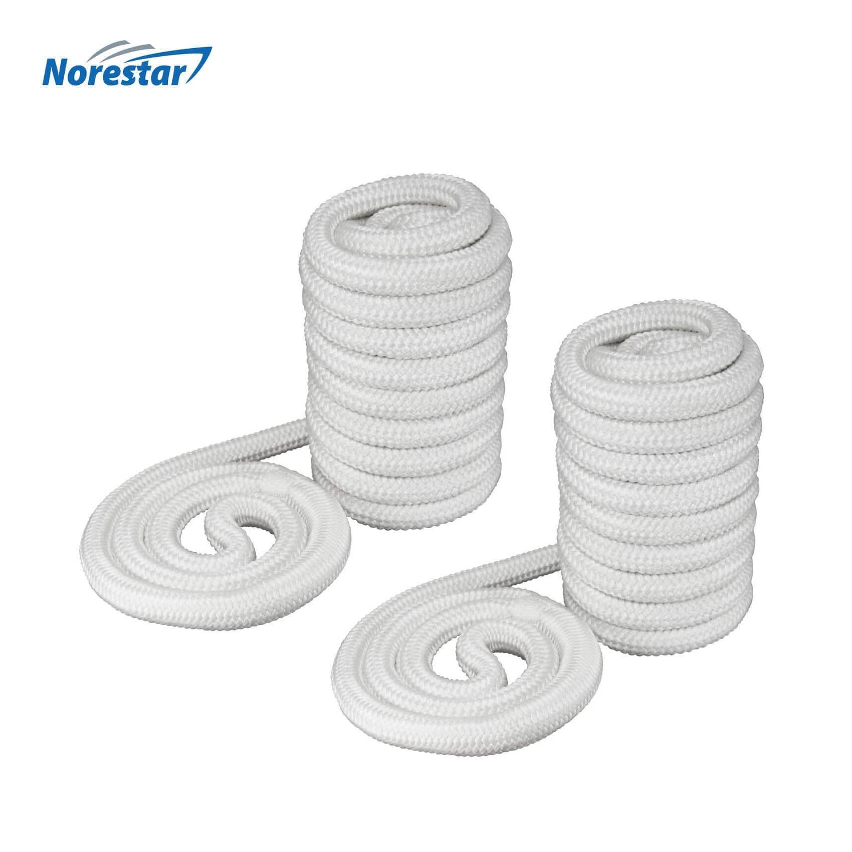 thumbnail image 2 of Pair Of 3/4" X 15' Double Braid Nylon Dock Lines - Boat Mooring Ropes By CTC, Made In USA 2 of 3