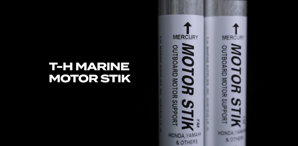 T-H Marine Motor Stik - Outboard Motor Support Sticks For Safe Boat Transport - Pair