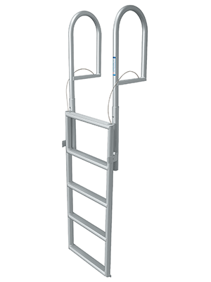 JIF Marine Retractable Sliding Dock Lift Ladder - Standard 2" Step