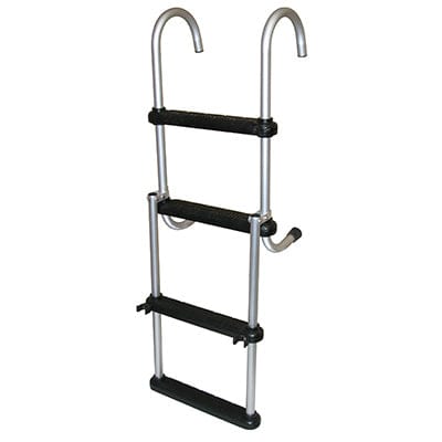 JIF Marine Stainless Steel Removable Folding Pontoon Ladder