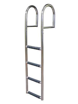 JIF Marine Stationary Stainless Steel Dock Ladder - 5 Step