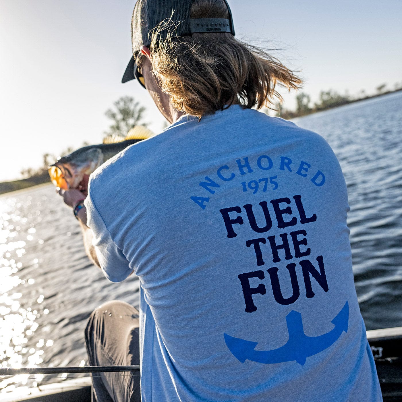 Light Blue Fuel The Fun T-Shirt โ T-H Marine Supplies