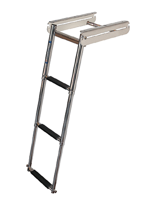 Under Platform Slide Out Ladder - Spring Loaded - T-H Marine Supplies