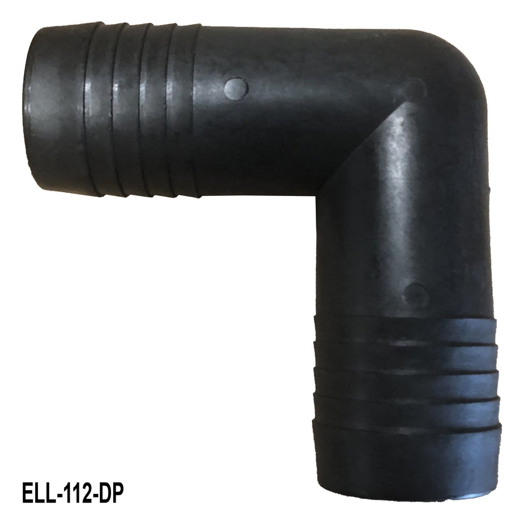 TH Marine Gear 1-1/2" (ELL-112-DP) Barbed Elbow Fittings