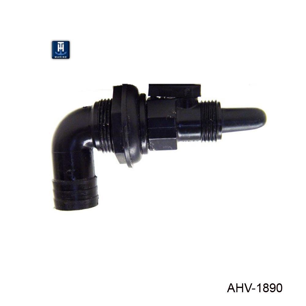 TH Marine Gear 1 1/8" 90 Degree Spray Head - Black (AHV-1890-DP) Aerator Spray Heads
