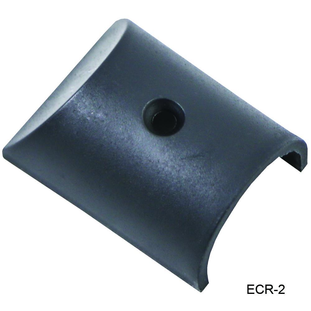 TH Marine Gear 1-3/4” Wide Rubber Molding w/Insert - Black (ECR-2-DP) Rub Rail End Caps and Splices