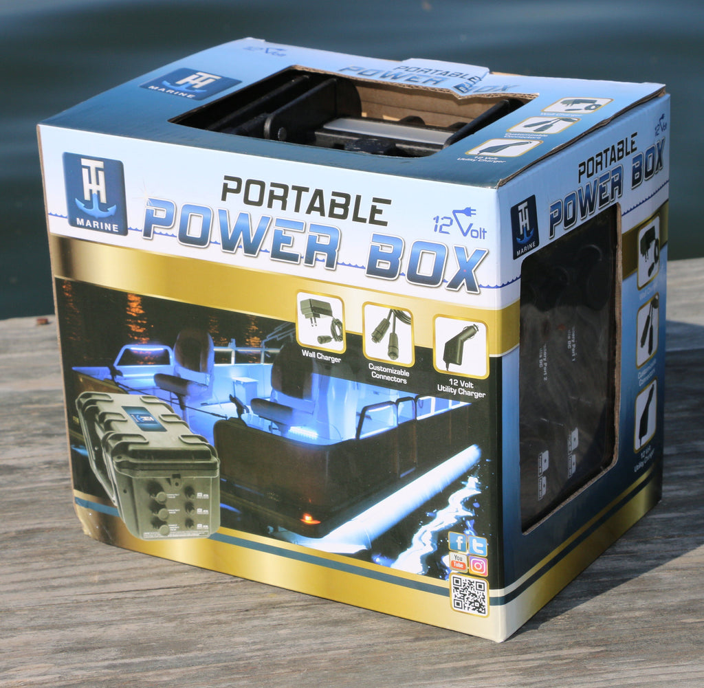 Waterproof Battery Box 12 Volt Orange Boating, Fishing, Camping, Hunting,  Portable Power, Charging, Etc. 