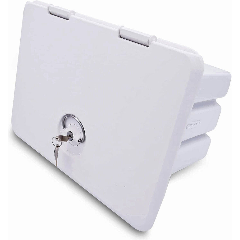 T-H Marine 13" x 17" Hatch and 3 Trays - Polar White Sure-Seal Tackle Tray Box