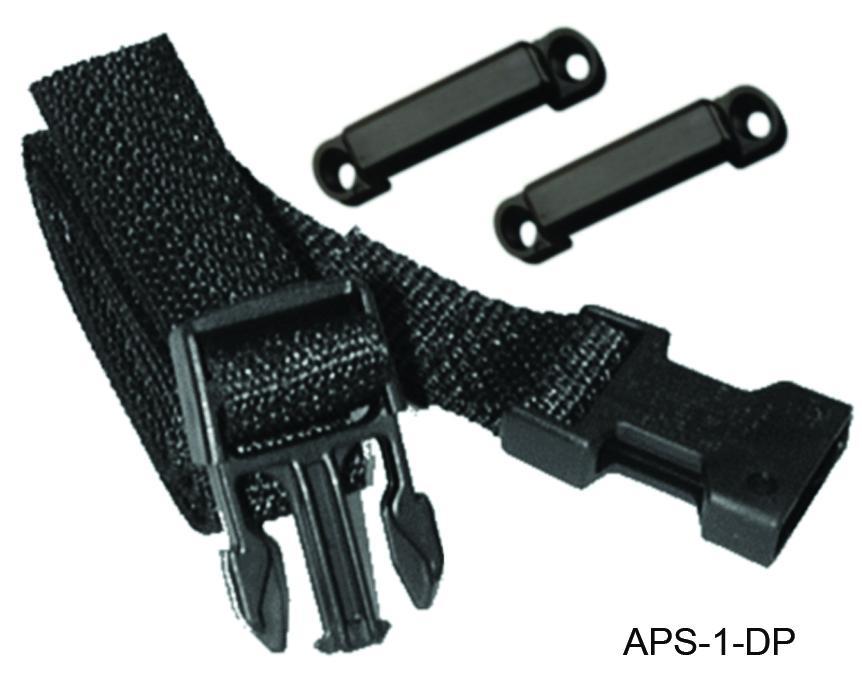 TH Marine Gear All Purpose Holding Strap Kit w/Plastic Buckle & 2 Molded Footman Loops (APS-1-DP) All Purpose Holding Strap for Boats