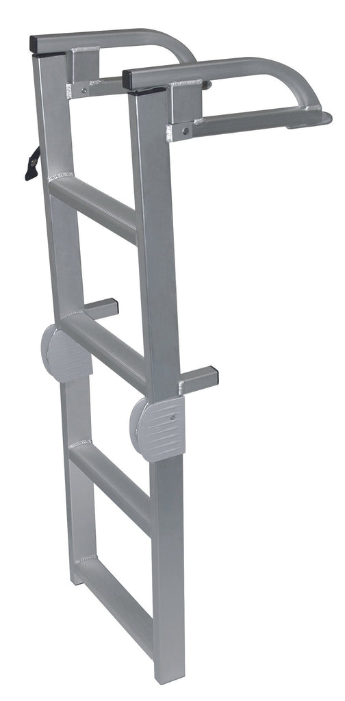 JIF Marine Aluminum Folding Pontoon Ladder