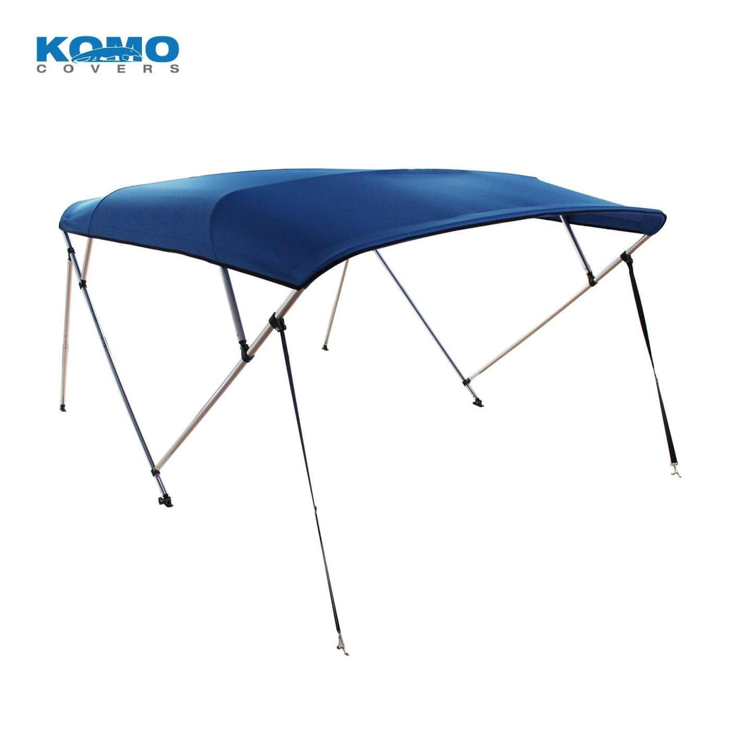 Komo Covers Biminis 10' × 91-96" × 54" / Bimini Blue Premium 4-Bow Pontoon Boat Bimini Top Cover