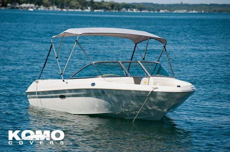 KAKIT 3 4 Bow Boat Bimini Tops with Removable Mesh Sidewalls – Rvmasking