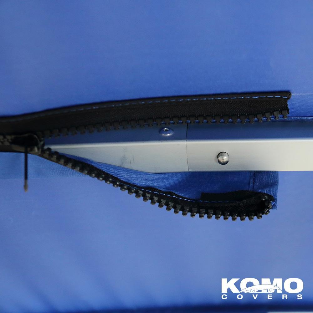 Komo Covers Biminis Premium 4-Bow Square Tube Pontoon Boat Bimini Top Cover