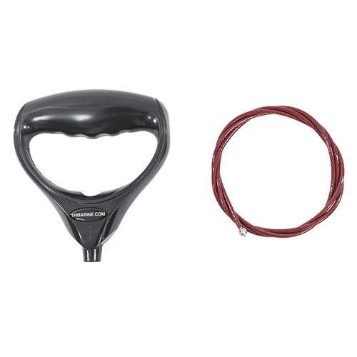 TH Marine Black G-Force Trolling Motor Handle & Cable
