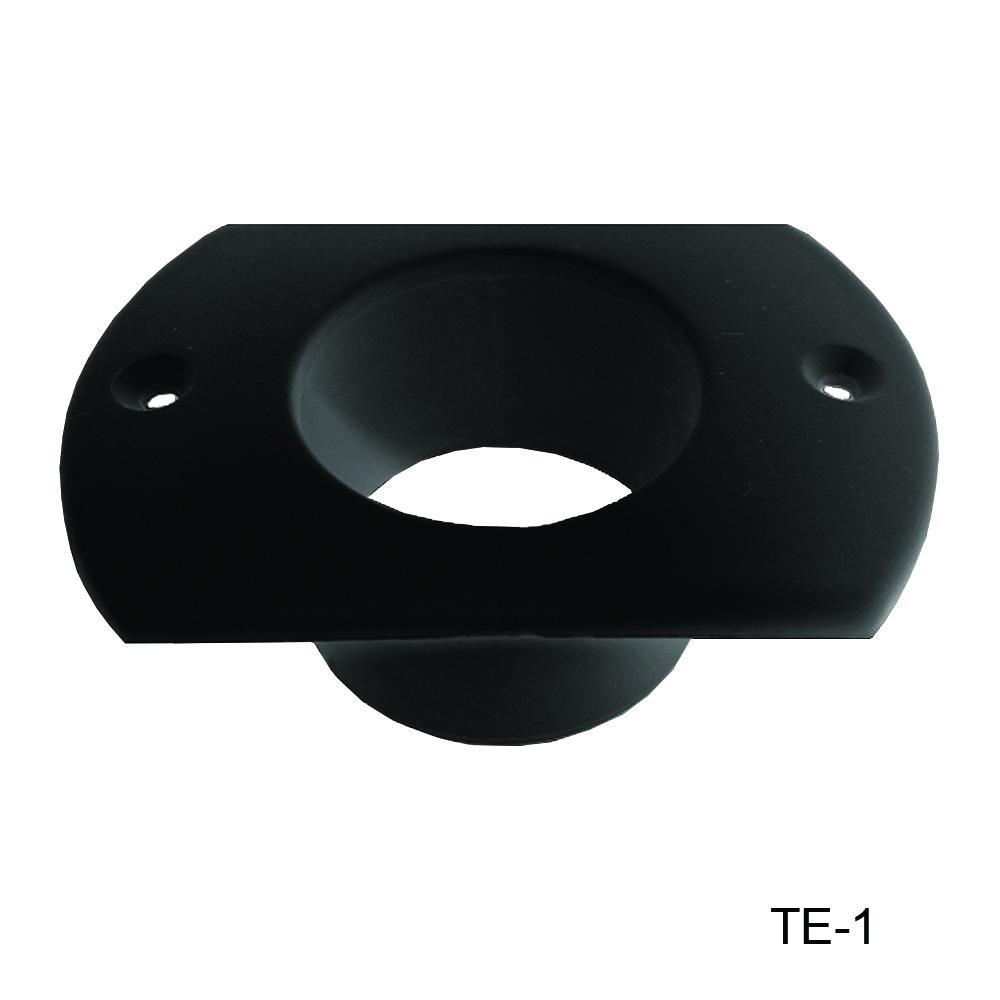 TH Marine Gear Black- GT-2.250 or 2" PVC Round Tube End (TE-1) Rod Tube End Flanges