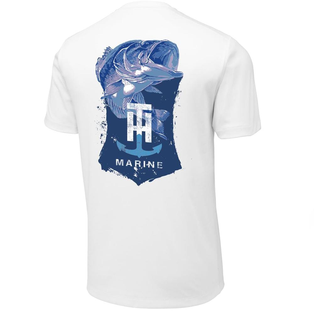 TH Marine Gear Blue Bass Short Sleeve Performance T-Shirt
