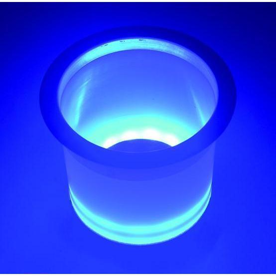 LED Lighted Stainless Steel Rim Drink Holder