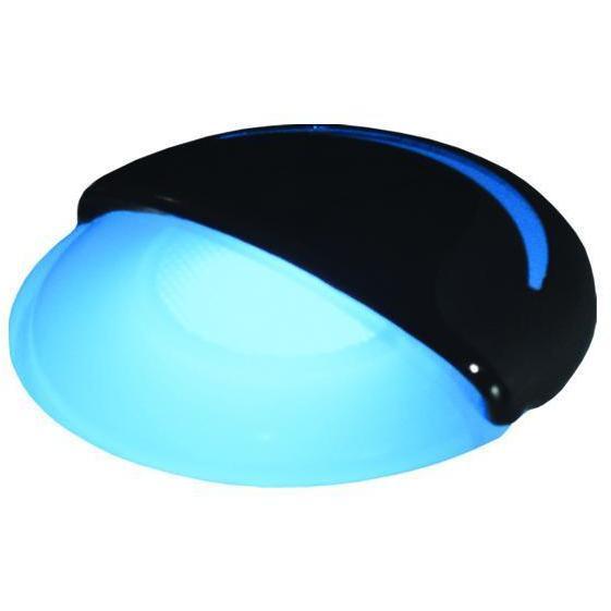 TH Marine Gear Blue LED Round Companion Way With Eyebrow Accent Slit