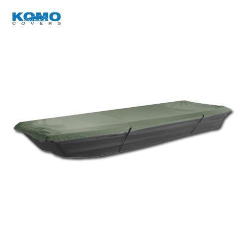 Komo Covers Boat Covers 10-12' / Jon Green Jon Boat Cover for Storage / Transport, Heavy Duty (300D), Waterproof