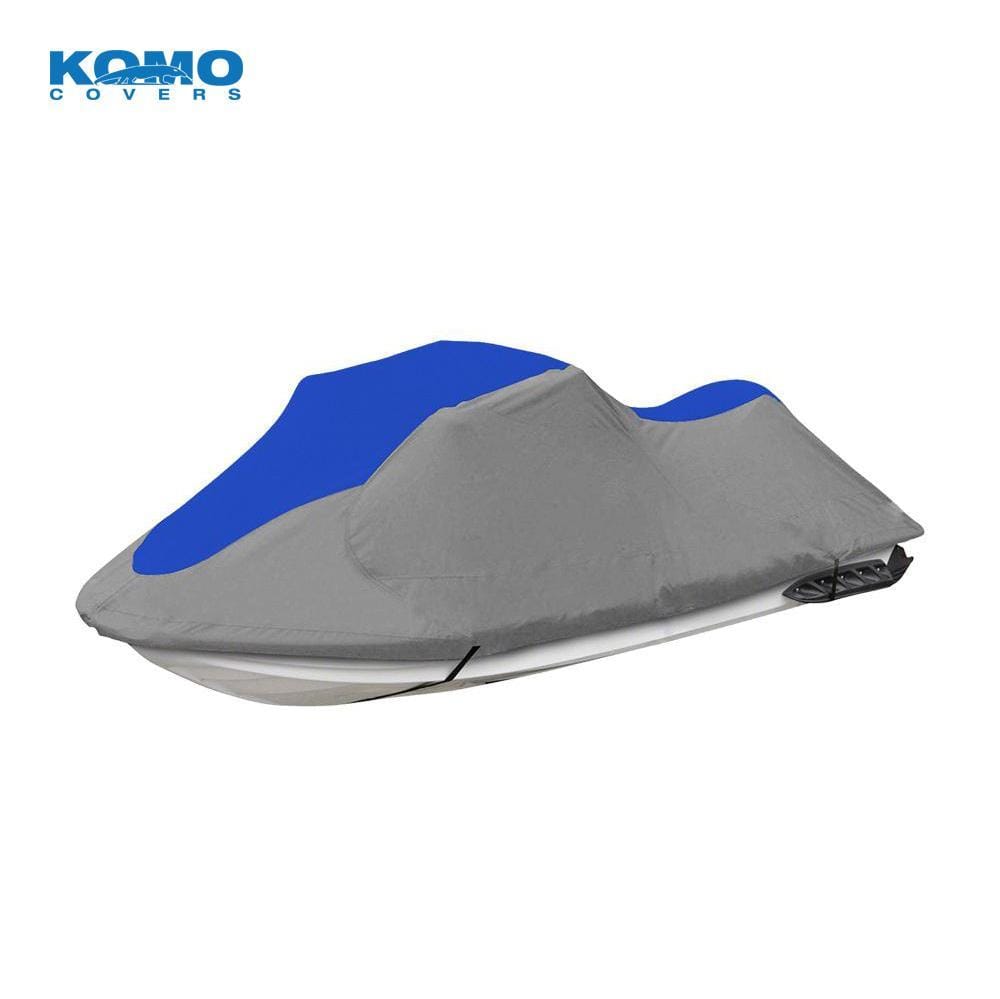 Komo Covers Boat Covers PWC Length 106"-115" / Blue Personal Watercraft Cover, PWC Trailer/Storage Cover, Super-Duty (1200D)