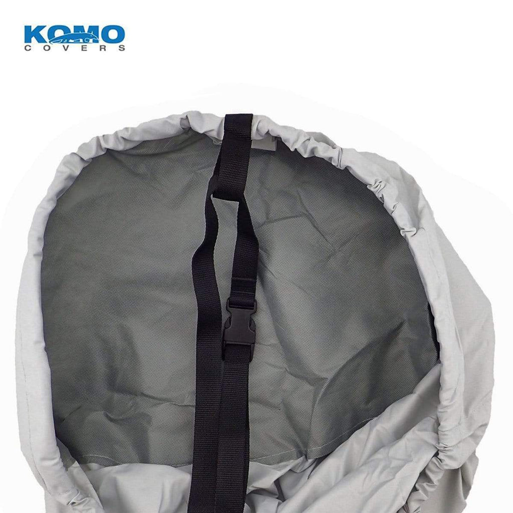 Komo Covers Boat Covers V-Hull Boat Cover, Super Duty (1200D), Trailerable