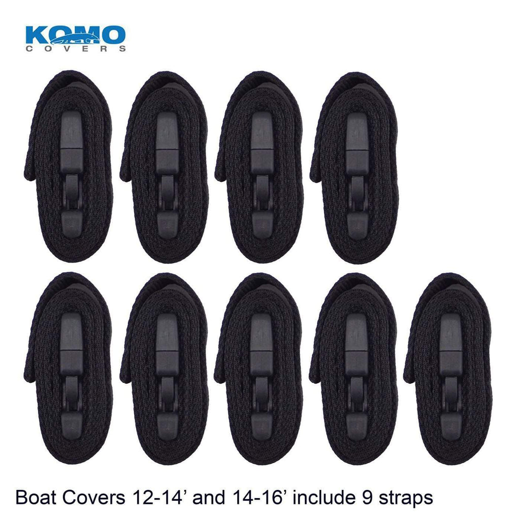 Komo Covers Boat Covers V-Hull Boat Cover, Super Duty (1200D), Trailerable
