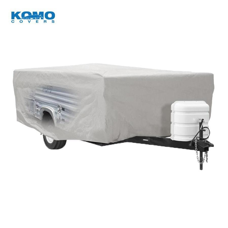 Pop Up Tent Trailer Camper Cover 16-18', Heavy Duty (300D) T-H Marine Supplies