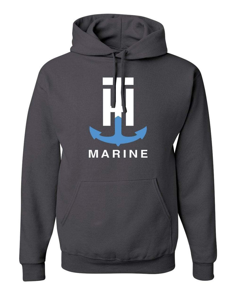 TH Marine Gear Charcoal Logo Hoodie