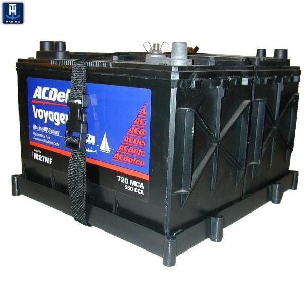 Marine/Boat Battery Group 29 & 31 Tray Holder with Stainless Steel Marine/Boat Battery Group 29 & 31 Tray Holder with Stainless Steel