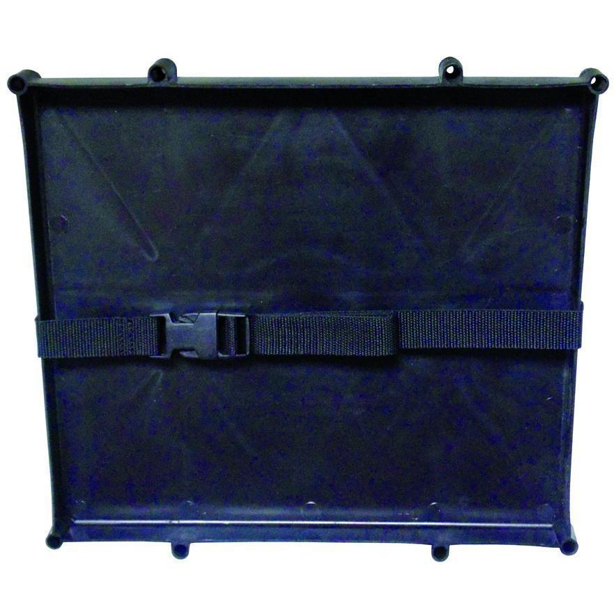 TH Marine Gear Dual Battery Tray with Poly Strap Dual Battery Holder Tray